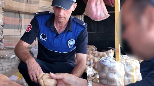 Hileli patates satışı yapan seyyar satıcılara para cezası