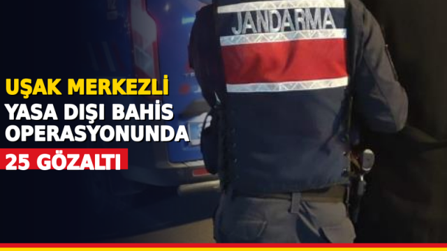 8 ilde yasa dışı bahis operasyonu: 25 gözaltı